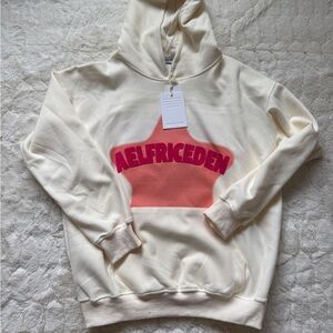 Aelfric Eden Women's Hoodie in Cream and Pink